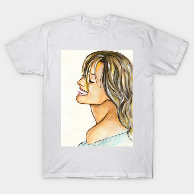 Lara Fabian T-Shirt by Svetlana Pelin